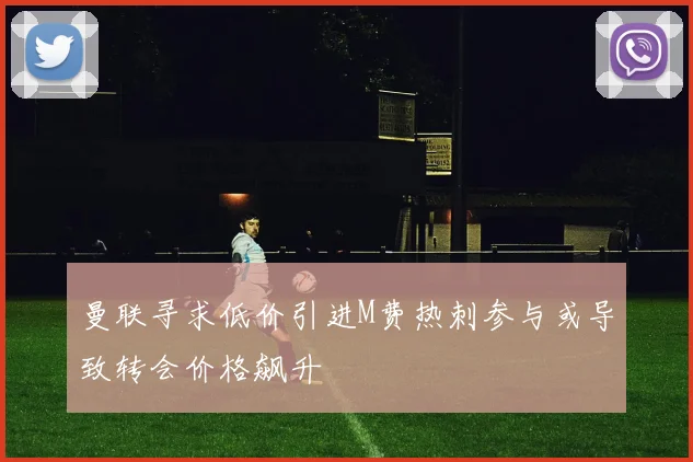 曼联寻求低价引进M费热刺参与或导致转会价格飙升